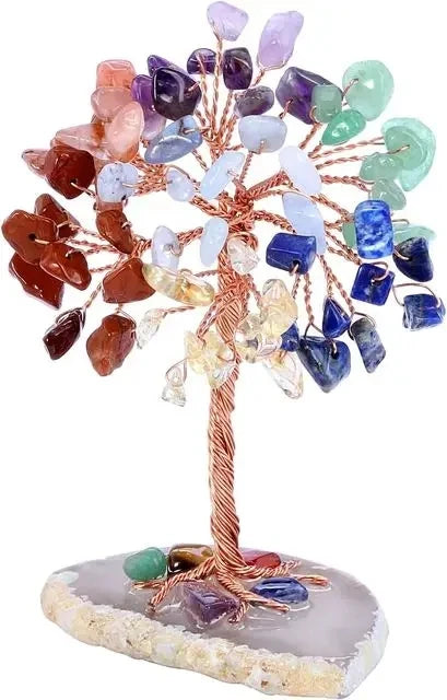 Mini Chakra Crystal Tree