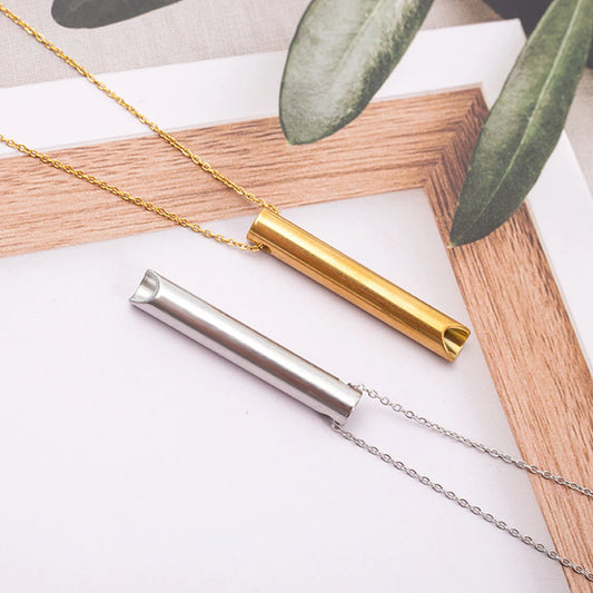 Mindfulness Breathing Necklace – Yoga & Stress Relief Pendant
